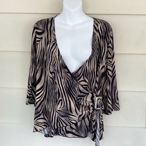 Vintage Gemma cross front blouse.  0224 - Picture 1 of 7